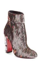 Women's Christian Louboutin Unicorn Moulamax Sequin Bootie .5us / 36.5eu - Metallic