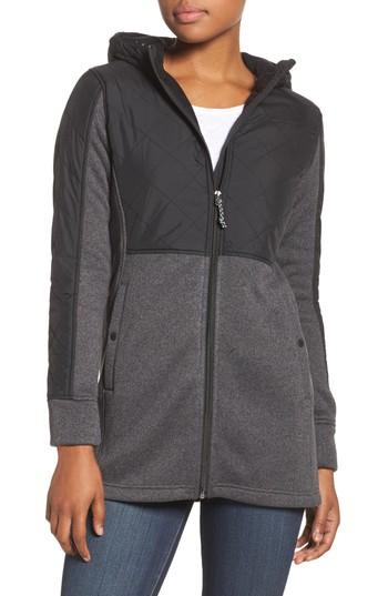 Women's Burton Embry Water Repellent Hooded Jacket - Black