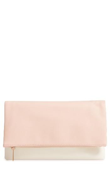 Bp. Faux Leather Fold-over Clutch -
