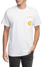 Men's Rvca Luke Pelletier Blue Panther T-shirt, Size - White