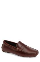 Men's Johnston & Murphy Gibson Penny Driving Loafer .5 M - Brown