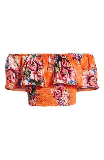 Women's Band Of Gypsies Lulu Off The Shoulder Crop Top