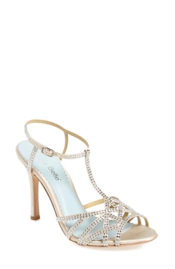 Women's Bella Belle Gia Strappy Sandal M - Metallic