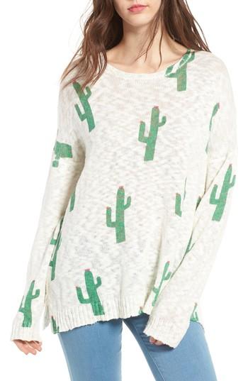 Women's Show Me Your Mumu Varsity Pullover - White