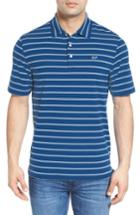 Men's Vineyard Vines Stripe Jersey Golf Polo - Blue