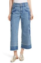 Women's Rebecca Minkoff Starlight High Waist Crop Wide Leg Jeans - Blue