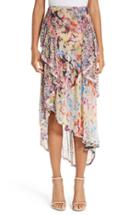 Women's Jason Wu Print Silk Chiffon Skirt
