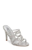 Women's Adrianna Papell Emma Strappy Sandal .5 M - Metallic