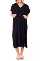 Women's Ingrid & Isabel Maternity/nursing Hospital Gown, Size - Black