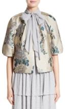 Women's St. John Collection Laksha Floral Jacquard Cocoon Jacket