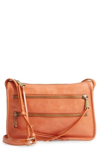 Hobo Mission Leather Crossbody Bag - Orange