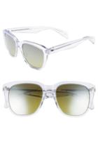 Men's Rag & Bone 54mm Mirrored Sunglasses - Crystal