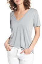 Women's Lush V-neck Tee - Grey