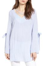 Women's Bishop + Young Stripe Tunic Top - Blue