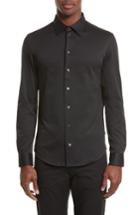 Men's Armani Collezioni Neat Check Woven Sport Shirt