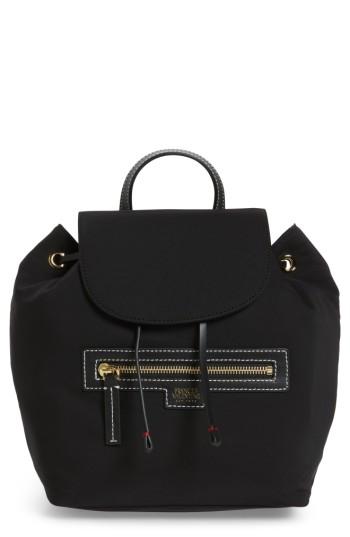 Frances Valentine Nylon Backpack - Black