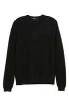 Men's Theory Medin C Cashmere Crewneck Sweater, Size - Black