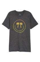 Men's Rip Curl Palm Vision Mock Twist T-shirt - Black