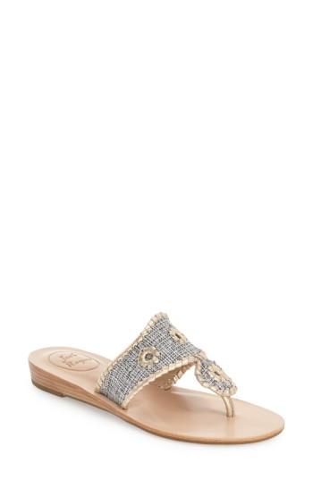 Women's Jack Rogers 'madeline' Sandal .5 M - Grey