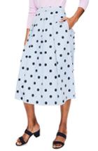 Women's Boden Lola Floral Flared Skirt - Blue