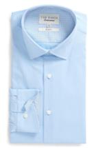 Men's Ted Baker London Endurance Bookers Slim Fit Solid Dress Shirt .5 - Blue