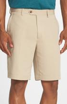 Men's Cutter & Buck Microfiber Twill Shorts - Beige (online Only)