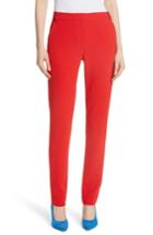 Women's Tibi Beatle Slim Leg Pants - Red