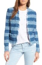 Women's Ag Capucine Crop Cotton Jacket - Blue