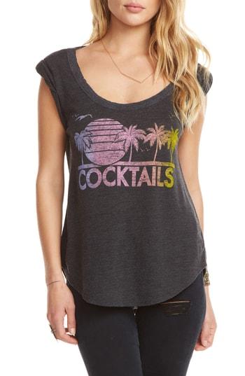 Women's Chaser Cocktails Tee - Black
