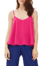 Women's Topshop Rouleau Swing Camisole Us (fits Like 0-2) - Pink