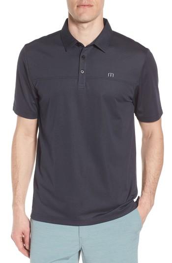 Men's Travis Mathew White Eagle Polo - Black