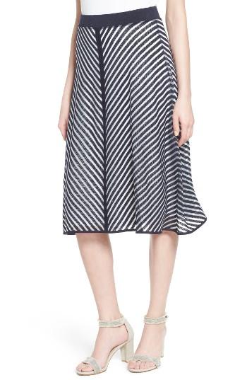 Women's Nic+zoe Chevron Stripe Knit Skirt