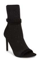 Women's Jeffrey Campbell Kehlani Knit Bootie Sandal M - Black