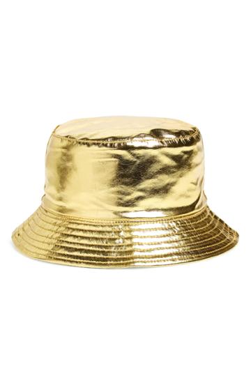 Women's La Double 7 Metallic Bucket Hat - Metallic