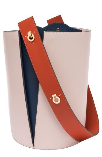 Danse Lente Mini Lorna Leather Bucket Bag - Beige