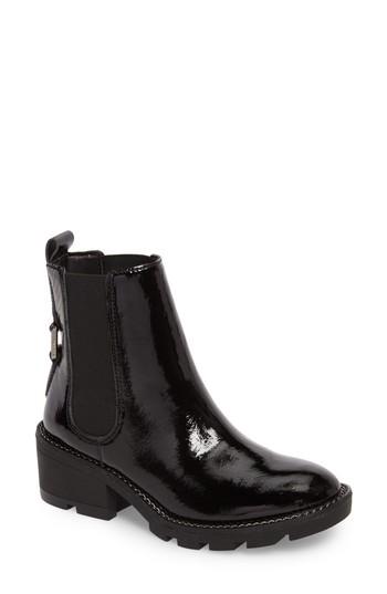 Women's Kendall + Kylie Porter Lug Chelsea Bootie M - Black