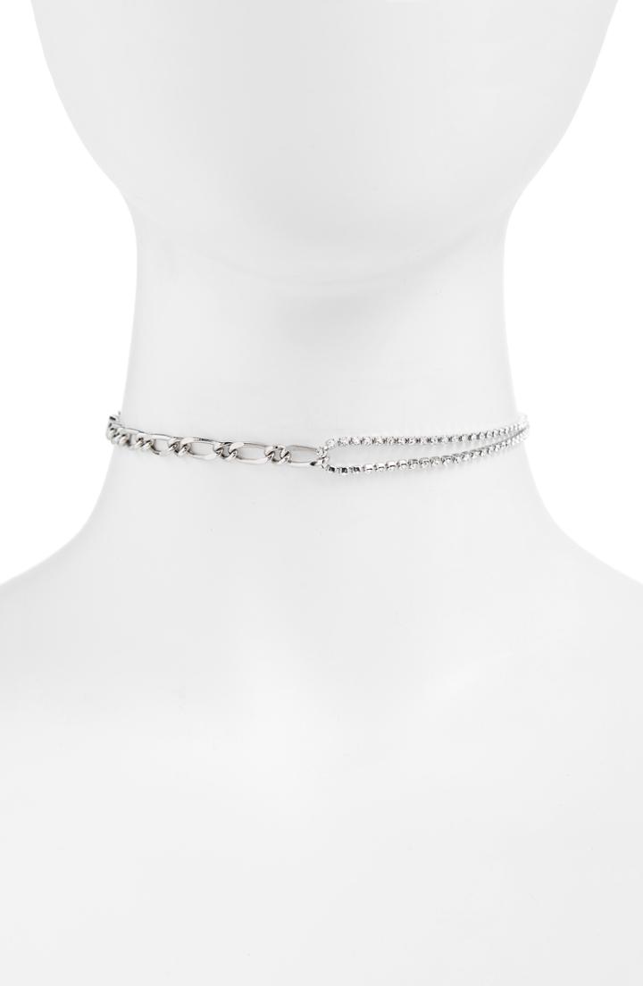 Women's Justine Clenquet Roxy Crystal & Chain Choker