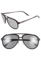 Men's Carrera Eyewear 58mm Aviator Sunglasses - Dark Grey/ Grey Mirror