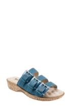 Women's Softwalk Barts Slide Sandal W - Blue
