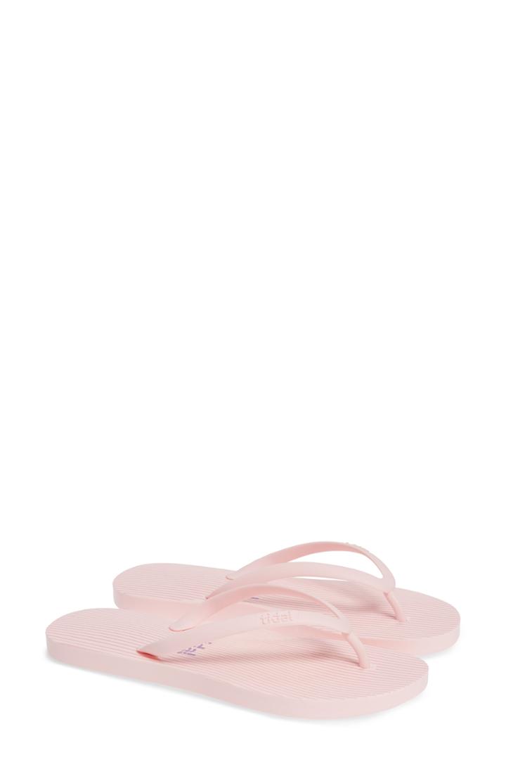 Women's Tidal New York Stripes Flip Flop M - Pink