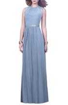 Women's Dessy Collection Embellished Open Back Gown - Blue
