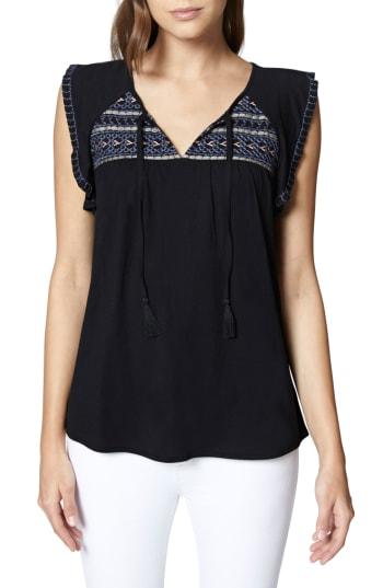 Women's Sanctuary Wild Belle Boho Tank - Black