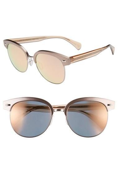 Women's Oliver Peoples 'shaelie' 55mm Sunglasses Shell/ Silver