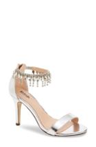 Women's Pink Paradox London Tamara Crystal Ankle Strap Sandal M - Metallic