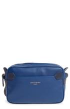 Longchamp '2.0' Two-tone Leather Crossbody Bag - Blue