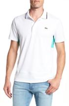 Men's Lacoste Ultra Dry Fit Polo, Size 3(s) - White