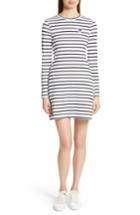 Women's Etre Cecile Scribble Dog Stripe T-shirt Dress - Black