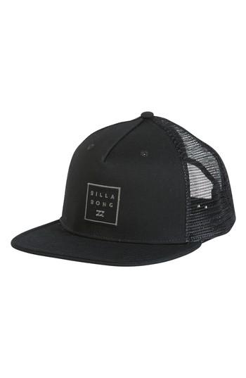 Men's Billabong Stacked Trucker Hat - Grey