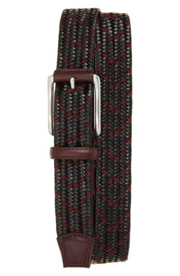 Men's Torino Belts Woven Mixed Media Belt - Navy/ Blue