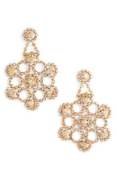 Women's Kate Spade New York Crystal Lace Statement Earrings